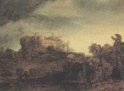 REMBRANDT Harmenszoon van Rijn Lanscape (mk33) painting